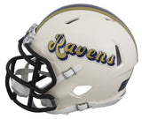 Ravens Ray Lewis Authentic Signed Retro Speed Mini Helmet BAS Witnessed