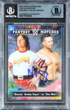 Mike "The Miz" Mizanin Signed 2020 Topps Chrome WWE FM #FM6 Card BAS Slabbed