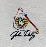 John Daly Authentic Signed Match Worn White Loudmouth Polo Shirt BAS #BK84747