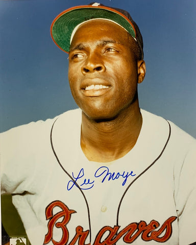 Milw Braves LEE MAYE (d) Signed 8X10 Photo #1 AUTO