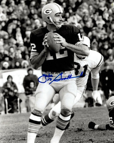 Packers Quarterback ZEKE BRATKOWSKI Signed 8x10 Photo #10 AUTO SB I & II Champs