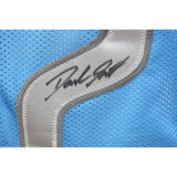 D'andre Swift Autographed/Signed Pro Style Blue Jersey JSA 43541