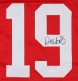 Deebo Samuel Signed 49ers Red Jersey (JSA Hologram) San Francisco All Pro W.R.