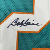 FRAMED Autographed/Signed BOB GRIESE 33x42 Miami Teal Jersey JSA COA Auto