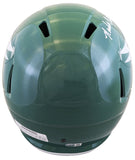 Eagles Randall Cunningham Signed 74-95 TB Full Size Speed Rep Helmet BAS Witness
