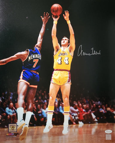 Los Angeles Lakers Hall of Famer JERRY WEST Signed 16x20 Photo #2 AUTO NBA - JSA