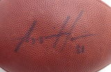 Az-Zahir Hakim Autographed NFL Leather Football Rams (Flat) Beckett QR #BJ04159
