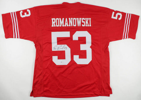 Bill Romanowski Signed Francisco 49ers Jersey (Beckett) 4xSuper Bowl Champion LB