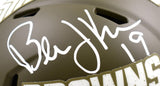 Bernie Kosar Signed Browns Salute to Service Speed Mini Helmet-Beckett W Holo