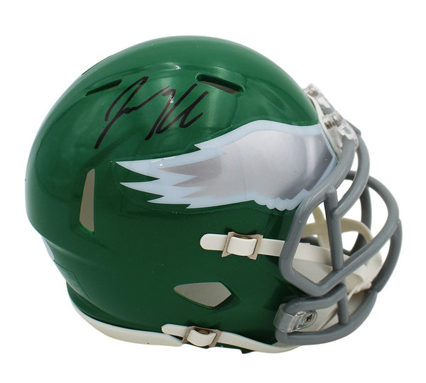 Jason Kelce Signed Philadelphia Eagles Speed Kelly Green Mini Helmet