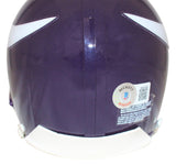 Randy Moss Signed Minnesota Vikings '83-'01 VSR4 Mini Helmet BAS 40157