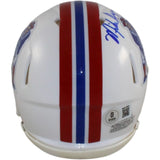 Mike Haynes Autographed New England Patriots TB Mini Helmet HOF Beckett 55790