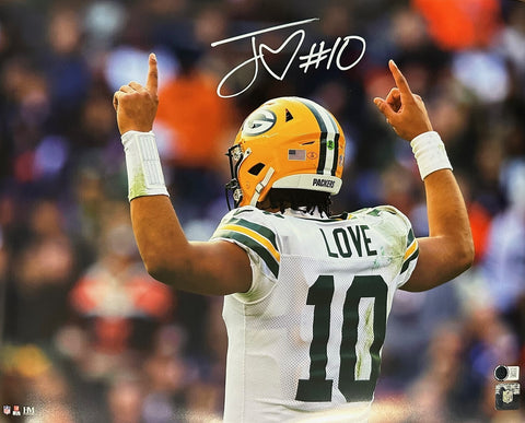 Packers 1st Rnd Pick Quarterback JORDAN LOVE Signed 16x20 Photo #10 AUTO - BAS