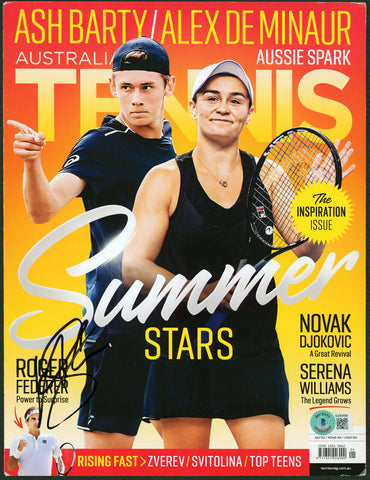 Ashleigh Barty Authentic Signed Australian Tennis Magazine Cover BAS #BJ084590