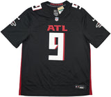 FALCONS MICHAEL PENIX JR. AUTOGRAPHED BLACK NIKE JERSEY SIZE XL BECKETT 242572