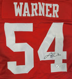 FRED WARNER AUTOGRAPHED SIGNED PRO STYLE XL CUSTOM JERSEY w/ BECKETT QR