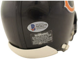 Roquan Smith Autographed/Signed Chicago Bears Mini Helmet Beckett 36159