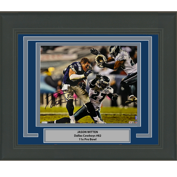 Framed Autographed/Signed Jason Witten Dallas Cowboys 16x20 Photo BAS COA
