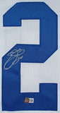 Cowboys Emmitt Smith Authentic Signed White Pro Style Jersey BAS Witnessed