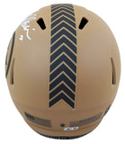 Steelers Rocky Bleier "3x Insc" Signed STS II F/S Speed Rep Helmet BAS Witness 2