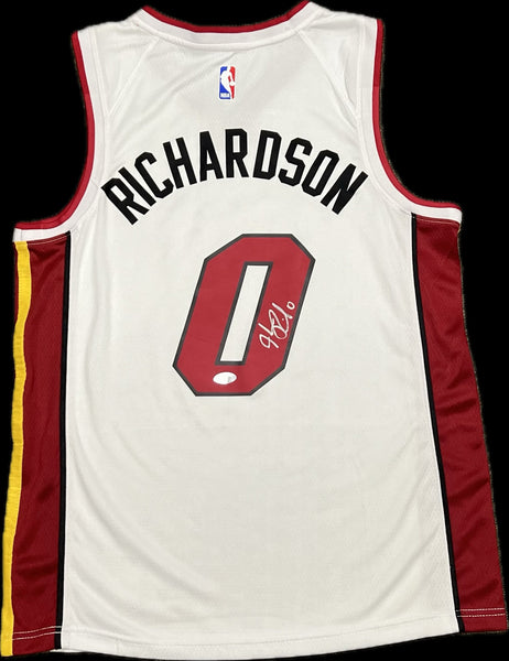 Josh Richardson Signed Jersey PSA Miami Heat Autographed
