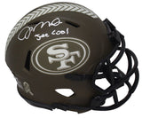 Joe Montana Autographed "Joe Cool" 49ers STS Mini Helmet Fanatics LE 24