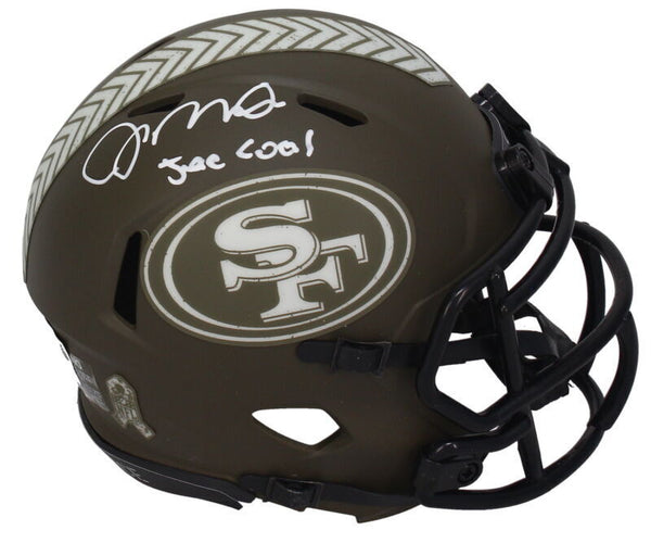 Joe Montana Autographed "Joe Cool" 49ers STS Mini Helmet Fanatics LE 24