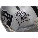 Richard Seymour Signed Las Vegas Raiders Mini Helmet HOF Beckett 45812
