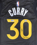 Warriors Stephen Curry Autographed Nike City Edition Jersey Chef Beckett AE08425