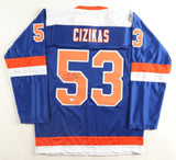 Casey Cizikas Signed New York Islanders Jersey (JSA) 13 Year Islanders Veteran