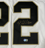Rashid Shaheed of the New Orleans Saints Autographed Custom White Jersey Beckett