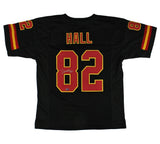 Dante Hall Signed Kansas City Custom Black Jersey