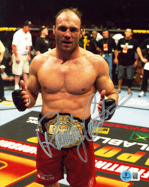 UFC Randy Couture Authentic Signed 8x10 Vertical Photo BAS #BR29488