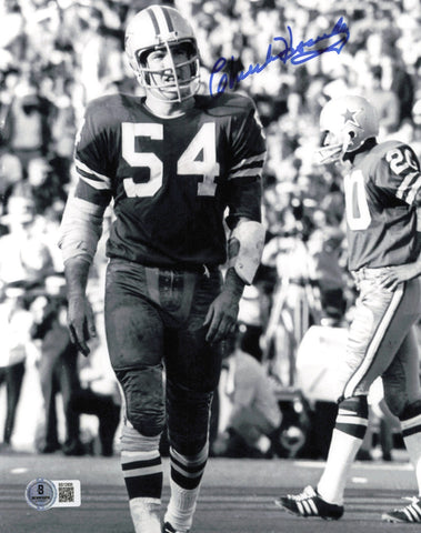 Chuck Howley Autographed 8x10 Photo Dallas Cowboys Beckett BAS QR #BS12806