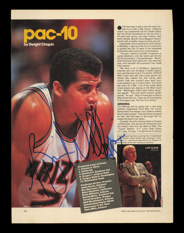 Brian Williams Autographed Signed 8x11 Magazine Photo Arizona SKU #238036