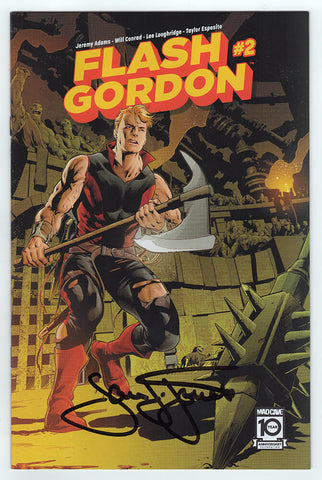 Sam J. Jones Signed Flash Gordon #2 Mad Cave Comic Book - (SCHWARTZ SPORTS COA)