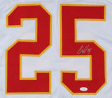 Clyde Edwards-Helaire Signed Kansas City Chiefs Jersey (JSA COA) 2020 1st Rnd Pk