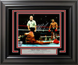 Mike Tyson Autographed Signed Framed 8x10 Photo Standing Over Beckett BAS