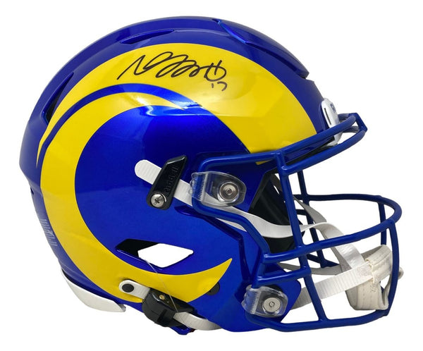 Davante Adams Signed Los Angeles Rams Full Size Authentic SpeedFlex Helmet BAS