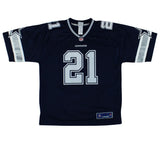 Ezekiel Elliott Signed Dallas Cowboys NFL Pro Cut Large Navy Blue Jersey