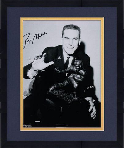 Signed Roger Staubach Navy 11x14 Photo