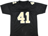 Alvin Kamara Autographed Black Pro Style Jersey - Beckett W Hologram