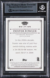 Rockies Dexter Fowler Authentic Signed 2010 Topps 206 #299 Card BAS Slabbed