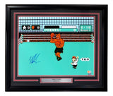 Mike Tyson Signed Framed 16x20 Punch Out Photo BAS