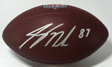 Packers SB Receiver JORDY NELSON Signed Wilson NFL Replica Football AUTO - BAS