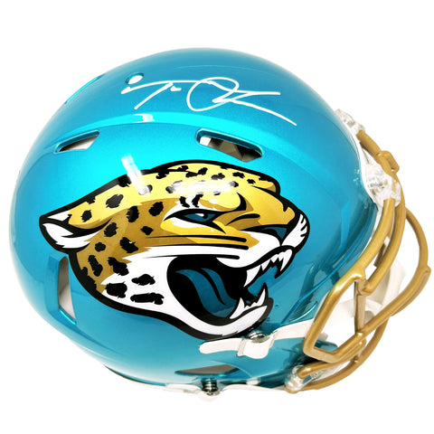 Trevor Lawrence Jaguars Signed Riddell Flash Speed Authentic Helmet Fanatics