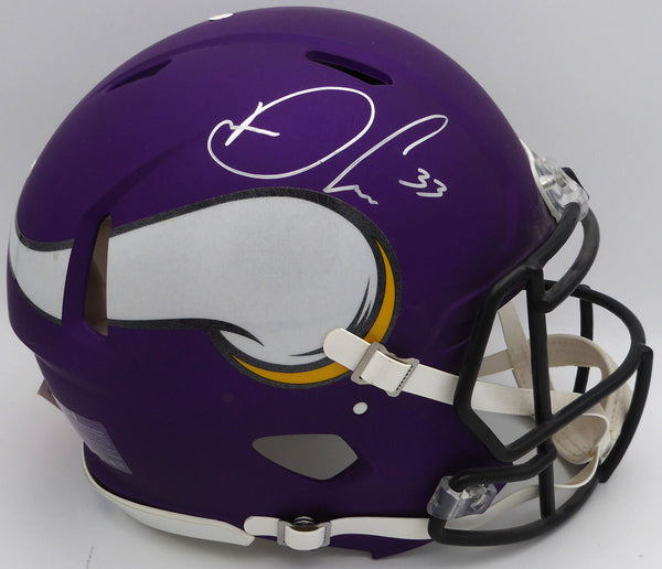 Dalvin Cook Autographed Matte Purple Full Size Authentic Helmet Viking – Super Sports Center