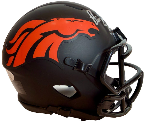 Bill Romanowski Autographed Denver Broncos Eclipse Mini Helmet JSA COA
