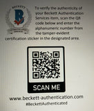 Larry Bird Signed 35 x 43 Framed White Boston Celtics Jersey (Beckett QR Code)