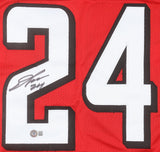 Devonta Freeman Signed Atlanta Falcons Jersey (Beckett) 2x Pro Bowl Running Back